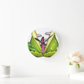 金星フライトラップ ラウンド壁時計 (ホーム)