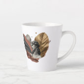 金星モダンの永遠の恵みをフィーチャーする芸術 カフェラテマグ (右)