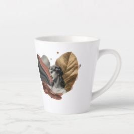 金星モダンの永遠の恵みをフィーチャーする芸術 カフェラテマグ