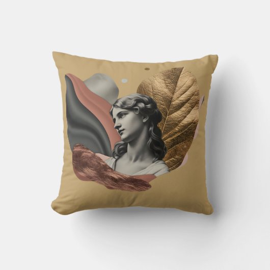 金星モダンの永遠の恵みをフィーチャーする芸術 クッション (正面)