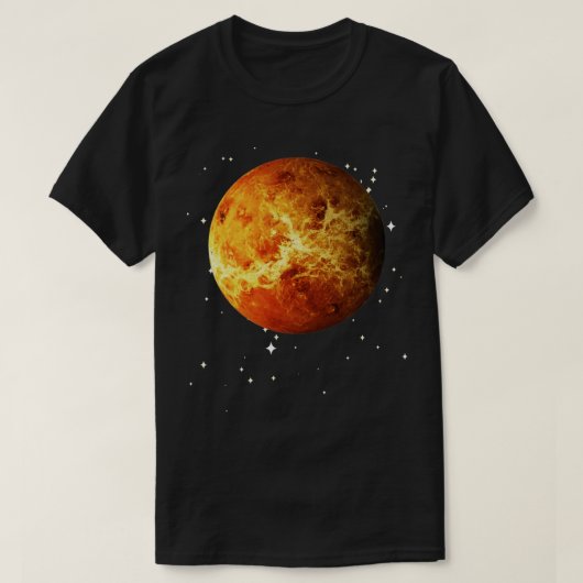 金星惑星太陽のシステム天文学者スパ Tシャツ (デザイン正面)
