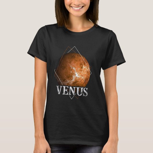 金星惑星太陽のシステム天文学1 Tシャツ (正面)