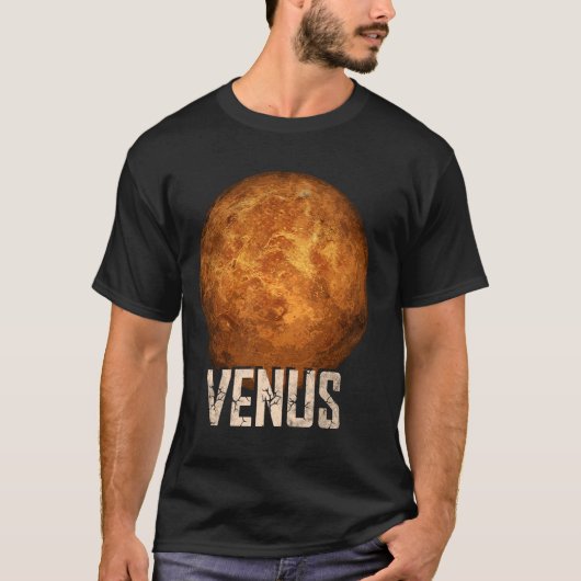 金星惑星系太陽の天文学 Tシャツ (正面)
