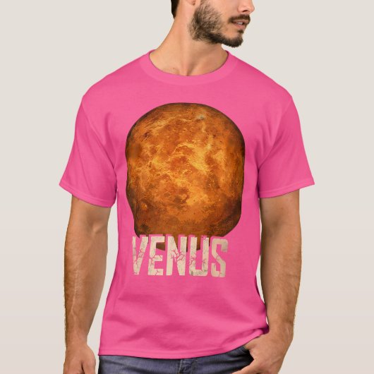 金星惑星系太陽の天文学 Tシャツ (正面)