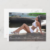 金星来で太陽に浴びろ！ ポストカード (正面/裏面)