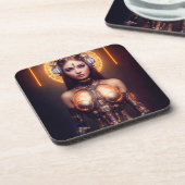 金星炭白熱［赤熱］光を放つ化ロボット コースター (左側)