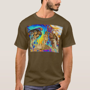 金星誕生サイケデリック2 Tシャツ
