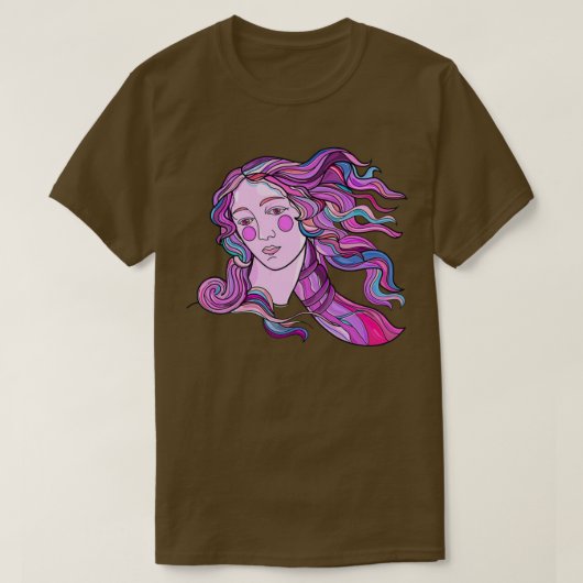 金星誕生10 Tシャツ (デザイン正面)