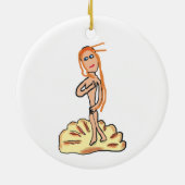 金星誕生 セラミックオーナメント (裏面)