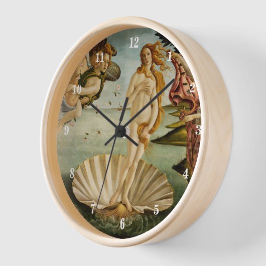 金星誕生 | Botticelli 壁時計 (傾斜)
