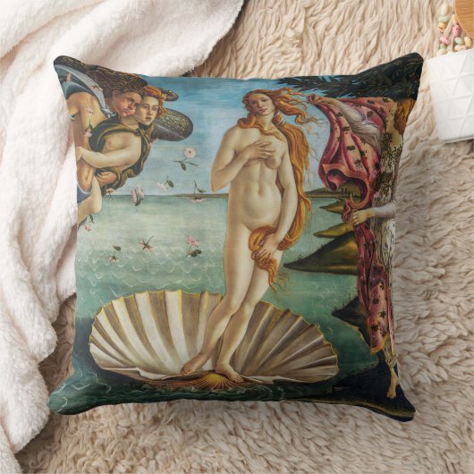 金星誕生 | Sandro Botticelli | クッション (ブランケット)