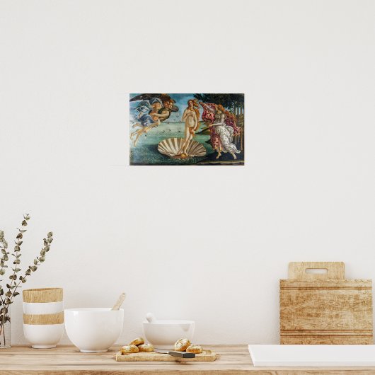 金星誕生 | Sandro Botticelli | ポスター (キッチン)