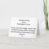 金星通過ひまわり カード (裏面)