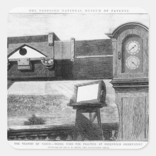 金星通過 スクエアシール (正面)