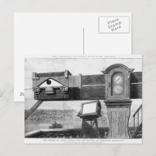 金星通過 ポストカード (正面/裏面)