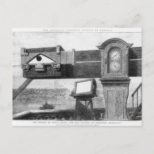 金星通過 ポストカード (正面)