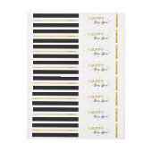 金星-明けましておめでとうの覆いのラベル ラップアラウンド宛名ラベル (シート)