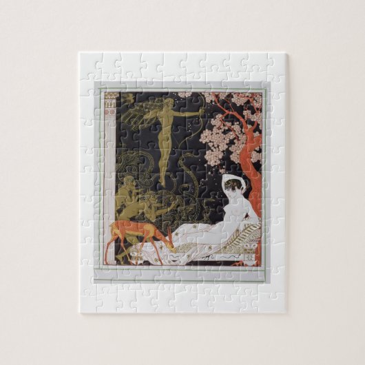 金星(色のlitho) ジグソーパズル (縦)