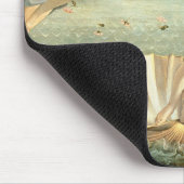 金星、c.1485 (キャンバスのテンペラ)の誕生 マウスパッド (コーナー)