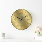 金時| Personalizableの弁護士 ラージ壁時計 (ホーム)