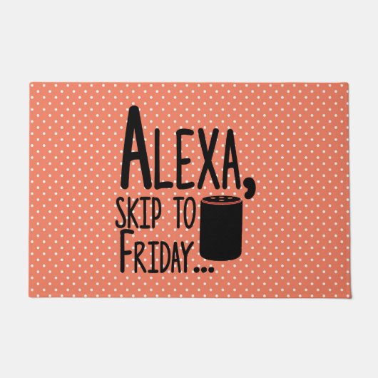 金曜おもしろいドアマットにスキップ ドアマット (正面)