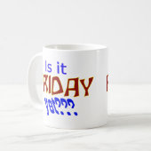 金曜か??? コーヒーマグカップ (正面左)