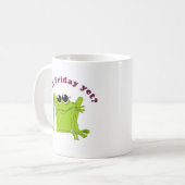 金曜か？コーヒーマグ コーヒーマグカップ (正面左)
