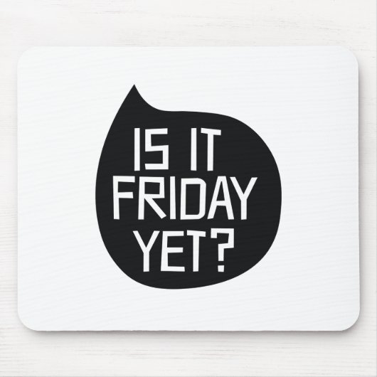 金曜か? マウスパッド (正面)