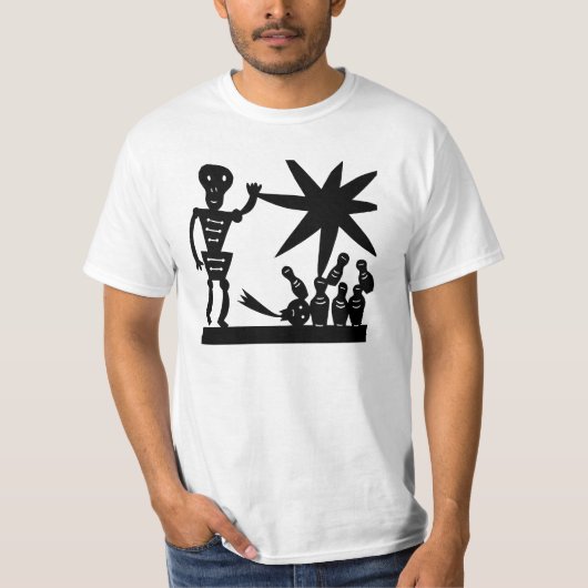 金曜の夜のボーリング Tシャツ (正面)