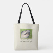 金曜もし日は魚のシャークトートバッグだ トートバッグ (裏面)