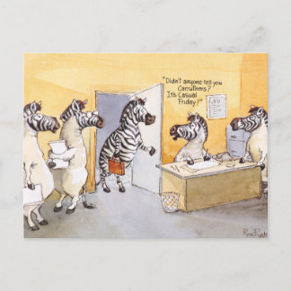 金曜カジュアル日 ポストカード