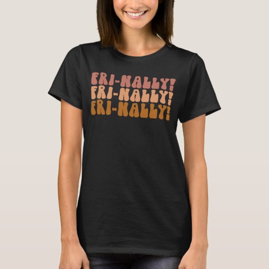 金曜先生ライフ金曜日金曜週末の雰囲気 Tシャツ (正面)