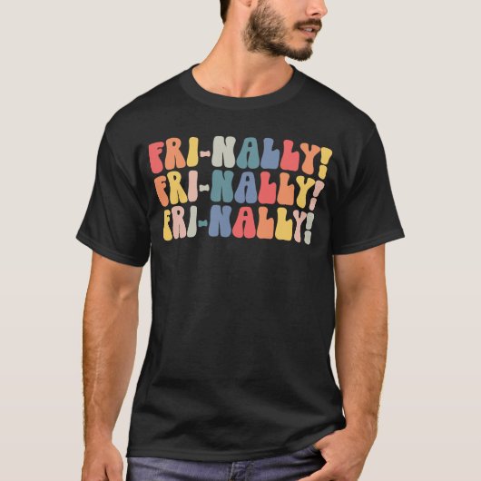 金曜先生ライフ金曜日金曜週末の雰囲気 Tシャツ (正面)