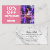 金曜割引コードスペシャルVapeショップ 名刺 (正面/裏面)