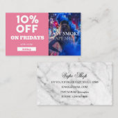 金曜割引コードスペシャルVapeショップ 名刺 (正面/裏面)