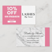 金曜割引コード特別割引 名刺 (正面/裏面)