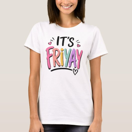 金曜日だ Tシャツ (正面)