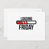金曜日にロード中 ポストカード (正面/裏面)