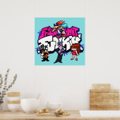 金曜日の夜のファンキンミュージックビデオdescoFrid ポスター (キッチン)