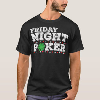 金曜日の夜のポーカー チップ Tシャツ