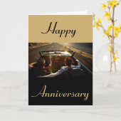 金曜日の夜の記念日 カード (黄色い花)