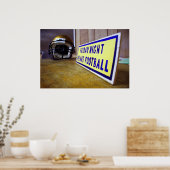 金曜日の夜はサッカーを意味する ポスター (キッチン)