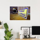 金曜日の夜はサッカーを意味する ポスター (ホームオフィス)