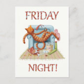 金曜日の夜 ポストカード (正面)