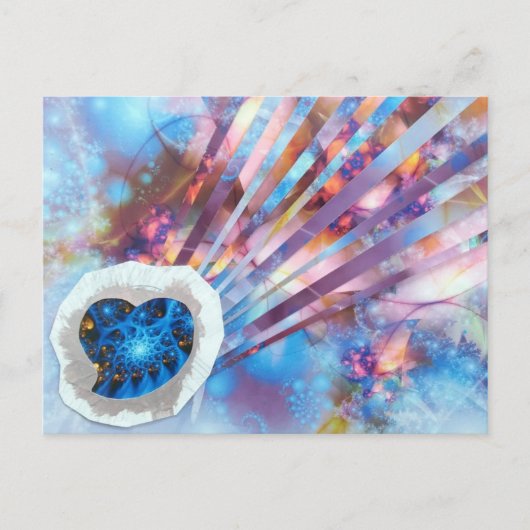 金曜日の子コラージュはがき ポストカード (正面)