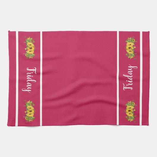 金曜日の日向日花キッチンタオル キッチンタオル (横)