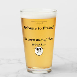 金曜日の混合飲料レベルノベルティ タンブラーグラス