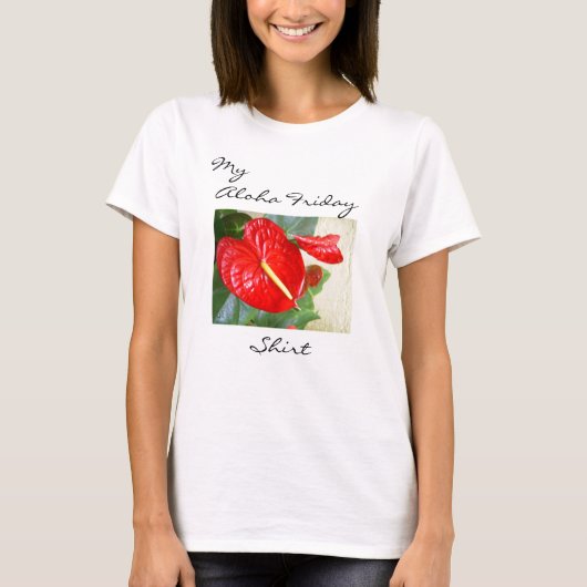 金曜日の私のアロハワイシャツ Tシャツ (正面)