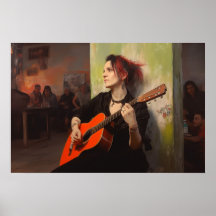 金曜日の遊夜、トランスウーマンはバーに入っている