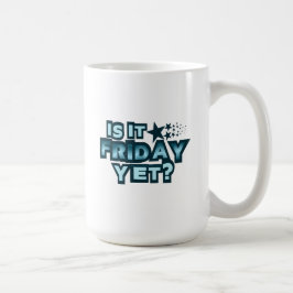 金曜日はまだですか。 コーヒーマグカップ